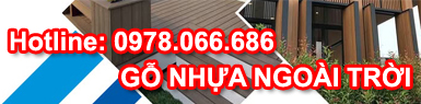 tấm gỗ nhựa ngoài trời