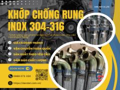 Khớp Chống Rung Inox 304 - Inox 316, Khớp nối giảm rung inox 304, Khớp chống rung kim loại