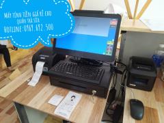 Bán máy tính tiền giá rẻ tại Kiên Giang cho quán trà sữa