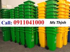 Địa chỉ phân phối thùng rác nhựa nắp kín-0911.041.000
