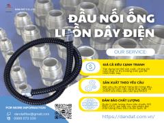 Đầu Nối Ống Luồn Dây Điện - Ống luồn dây điện bọc nhựa bọc lưới inox, Đầu nối phụ kiện ống luồn dây điện