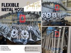 Flexible Hose, Khớp nối mềm inox nối bích, Ống mềm inox rắc co ren