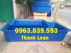 Bán thùng nhựa nuôi cá 1000L hình chữ nhật rẻ quận Phú Nhuận / Lh 0963.839.593 Ms.Loan