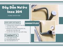 Dây dẫn nước nóng lạnh inox 304, Dây dẫn nước inox chịu nhiệt, Dây cấp nước nóng lạnh vòi Lavabo