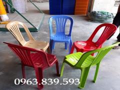 Ghế nhựa có dựa lớn, ghế dựa đại giá sỉ cho khách mở quán / lh 0963 839 593 Ms.Loan