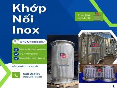 Khớp nối mềm chống rung inox, khớp nối mềm nối bích DN100