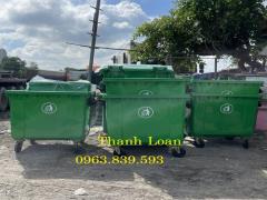 Bán thùng rác 660L nhựa HDPE có 4 bánh xe giá tốt tại Quận 8  / lh 0963.839.593 Ms.Loan