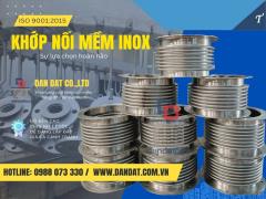 Khớp nối inox chống rung, khớp nối mềm inox nối bích, khớp nối giảm chấn inox 304