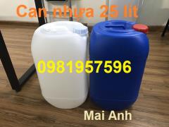 Can nhựa 25 lít đựng hóa chất, can nhua, can nhựa 20 lít, can nhựa 10 lít, can nhựa 30 lít