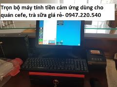 Thanh lý máy tính tiền phần mềm in bill cho quán cà phê- trà sữa giá rẻ ở Đà Nẵng-Hà Tỉnh