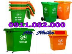 Phân phối thùng rác sỉ lẻ giá rẻ hậu giang- thùng rác 120L