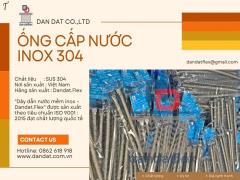 Dây dẫn nước inox, dây dẫn nước nóng lạnh, ống cấp nước inox chịu nhiệt