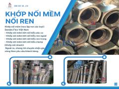 Khớp Nối Mềm Inox Nối Ren, Khớp nối mềm nối bích chịu nhiệt, Khớp nối mềm inox 304 – inox 316 nối ren