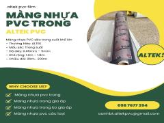 màng nhựa pvc trong suốt không phun bột 1.0mm