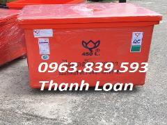 Bán thùng đá nhựa 450L đựng đá trữ hải sản đông lạnh lâu / 0963.839.593 Ms.Loan