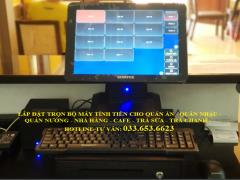Lắp máy tính tiền cho quán trà chanh tại Tiền Giang