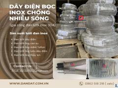 Đan lưới dây điện chống nhiễu sóng, Dây điện bọc inox, lưới bện inox
