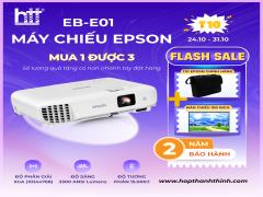 Máy chiếu Epson EB-E01 (3LCD/ 3300 ANSI Lumens/ XGA) - máy chiếu giá rẻ