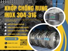 Khớp Chống Rung Inox 304 - Inox 316, Khớp nối giảm rung inox 304, Khớp chống rung kim loại