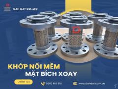 Khớp nối mềm nối bích chịu nhiệt, khớp nối chống rung kim loại