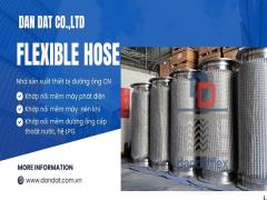 Flexible Hose, Khớp nối mềm inox nối bích, Ống mềm inox rắc co ren