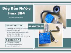 Dây dẫn nước nóng lạnh inox 304, Dây dẫn nước inox chịu nhiệt, Dây cấp nước nóng lạnh vòi Lavabo