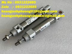 SMC Xy lanh CM2E20-50A dạng thân tròn - piston đơn