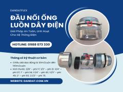 Đầu Nối Ống Luồn Dây Điện | Đầu Nối Ống Ruột Gà Lõi Thép Bọc Nhựa | Phụ Kiện Ống Ruột Gà