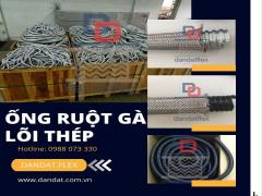 Ống thép luồn dây điện bọc nhựa pvc và đầu nối ống mềm kín nước