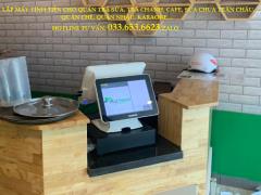 Máy tính tiền quán trà sữa, trà chanh ở Tiền Giang