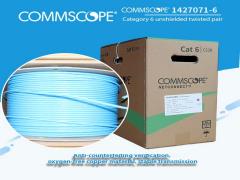 COMMSCOPE Category 6 UTP Cable, 4-Pair, 24AWG, Solid, CM, 305m, Blue