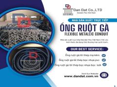 Báo giá ống ruột gà lõi thép luồn dây điện bọc nhựa phi 20