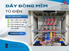 Khớp nối mềm nối cực máy biến áp, Dây đồng bện mạ thiếc