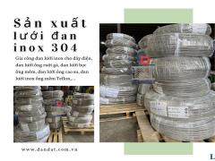 Đan lưới dây điện chống nhiễu sóng, Dây điện bọc inox, lưới bện inox
