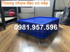 Thùng nhựa đặc có nắp, thùng nhựa công nghiệp có nắp, thùng nhựa có nắp