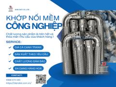 Khớp Nối Mềm Chống Rung| Khớp nối mềm inox công nghiệp, Khớp nối chống rung inox nối bích