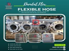 Flexible Hose, Khớp nối mềm inox nối bích, Ống mềm inox rắc co ren