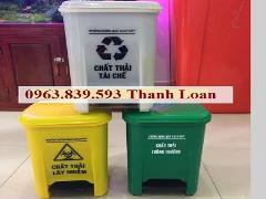 Thùng rác đạp chân văn phòng, thùng đựng rác nhà bếp / 0963.839.593 Ms.Loan
