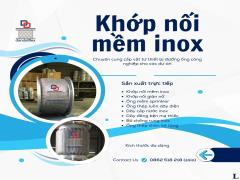 Khớp nối mềm chống rung inox, khớp nối mềm nối bích DN100