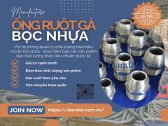 Ống Ruột Gà Lưới Bện Inox - Ống luồn dây điện bọc nhựa, Đầu nối phụ kiện ống luồn dây điện