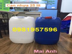 Can nhựa 25 lít đựng hóa chất, can nhua, can nhựa 20 lít, can nhựa 10 lít, can nhựa 30 lít