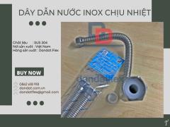 Dây dẫn nước inox, dây dẫn nước nóng lạnh, ống cấp nước inox chịu nhiệt