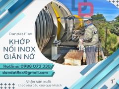 Khớp nối mềm nối ren, khớp nối mềm nối bích, khớp nối inox chịu nhiệt, flexible hose