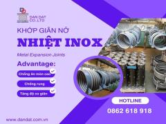 Khớp giãn nở nhiệt inox, Khớp nối giãn nở kim loại, Khớp nối giãn nở máy phát điện