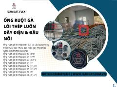 Ống thép mềm luồn dây điện bọc nhựa ( ống ruột gà )