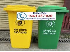 Thùng rác công cộng 120-240 lít nhựa HDPE giá rẻ trên toàn quốc