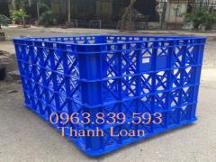 Sóng nhựa hở có 8 bánh xe, rổ lớn đựng hàng / 0963 839 593 Ms.Loan