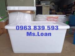 Thùng nhựa trắng 120lit, thùng đựng hồ sơ, linh kiện, dụng cụ / 0963 839 593 Ms.Loan