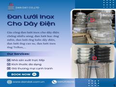 Dây điện bọc inox chống nhiễu, Sản xuất lưới đan inox